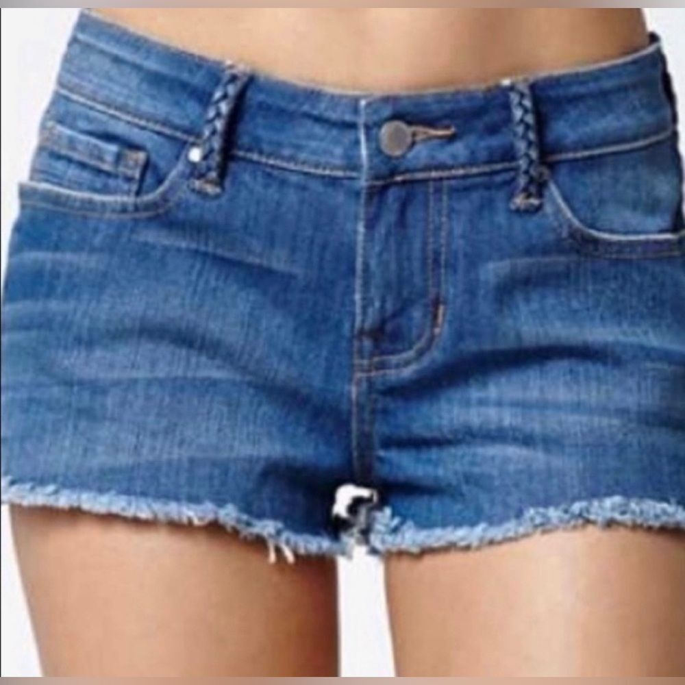 Kendall & Kylie Frayed Hem Shorts Size 29